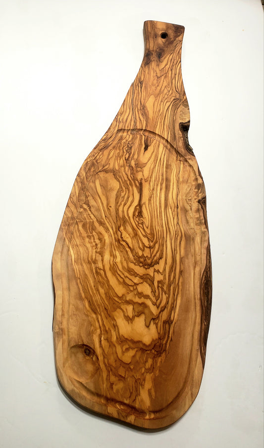 MISFIT- Olive Wood Cutting Board Paddle Shaped
